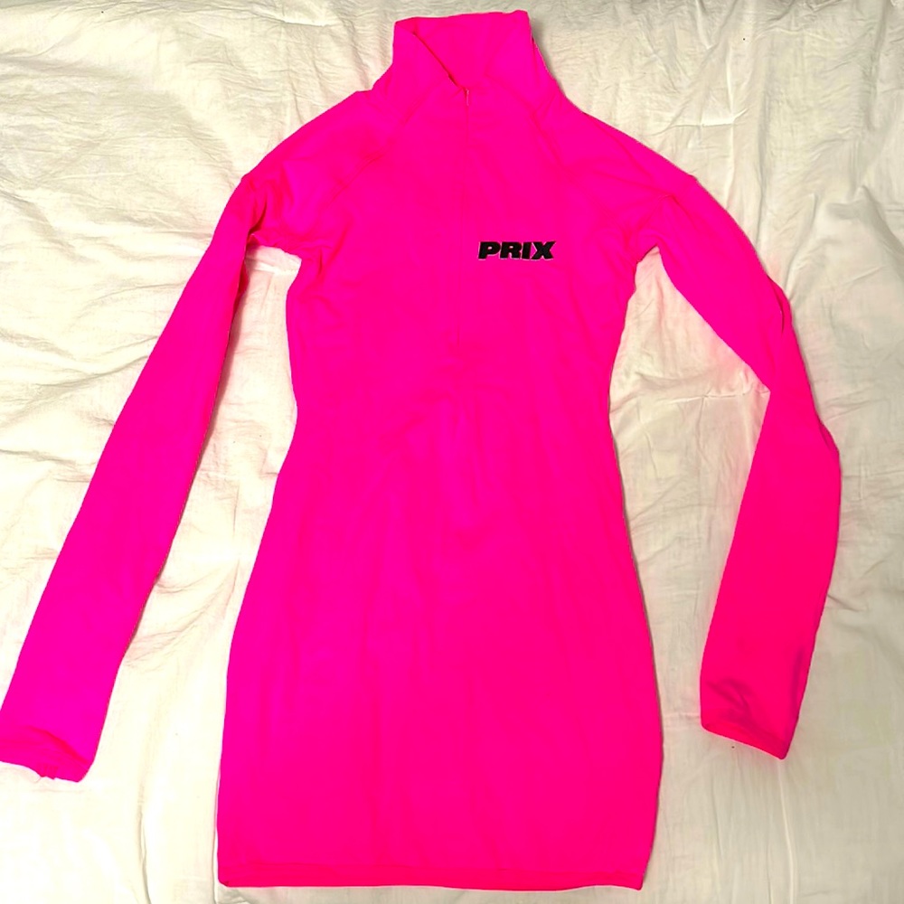 PRIX Workshop Knight Dress in Hot Pink